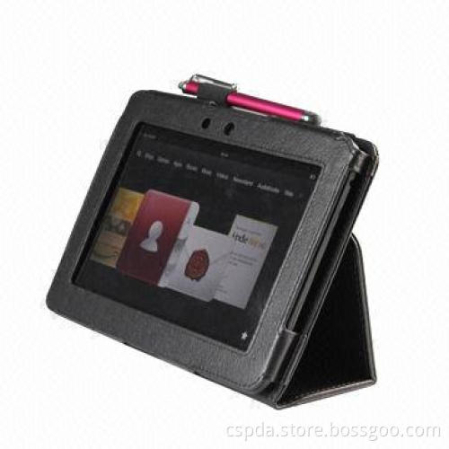 PU Case with Hand Strap and Pen Slot for Kindle Fire HD 7 2, Customized Specifications are Accepted